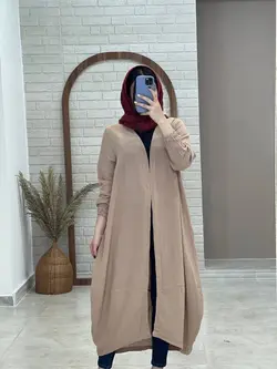 مانتو خمره ای نخودی