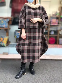 پالتو خمره ای چهارخونه