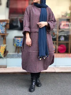 پالتو خمره ای چهارخونه