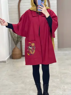 پالتو شنلی قرمز
