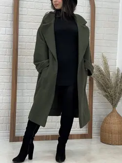 پالتو فوتر بلند سبز یشمی