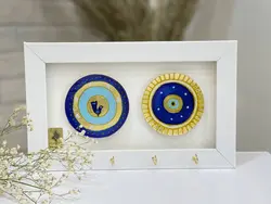 جاکلیدی افقی چشم نظر سفید