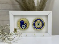 جاکلیدی افقی چشم نظر سفید