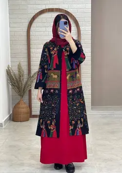 سارافون ( زیرمانتویی ) قرمز