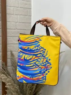 ساک دستی نستعلیق زرد