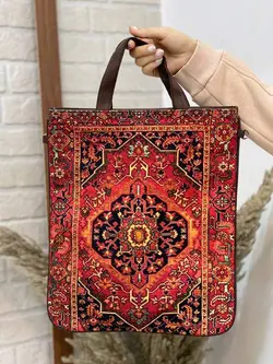 ساک دستی سنتی قرمز