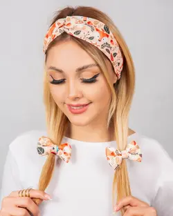 ست توربان و کش مو روباه