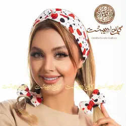 ست توربان و کش مو کفش دوزکی