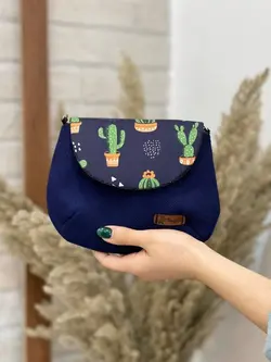 کیف نقلی کاکتوس سورمه ای