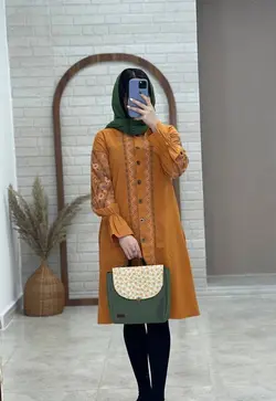 مانتو الیسا نارنجی