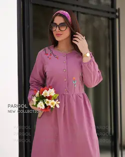 مانتو حنا صورتی