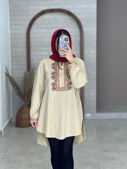 مانتو گلیم کرم