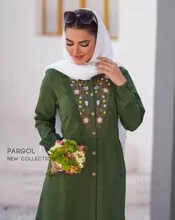 مانتو صدف سبز