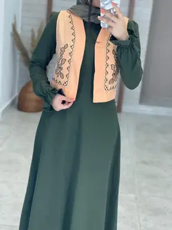 ست دو تیکه دیارا یشمی گلبهی