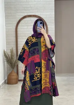 مانتو پانچ جلو باز مارمولک