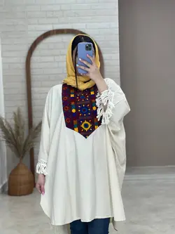 مانتو پانچو بلوچ دوزی