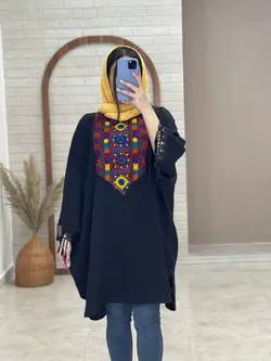 مانتو پانچو بلوچ دوزی