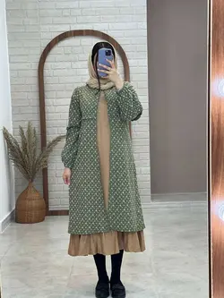 ست بابونه سبز با زیره نسکافه ای