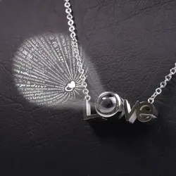 گردنبند دوستت دارم به صد زبان دنیا مدل ( LOVE ) + ویدیو محصول