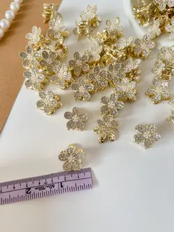 مینی کلیپس گل نگینی