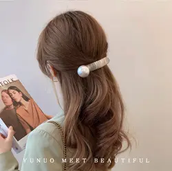 کلیپس انبری فلزی تک مروارید LARGE _ NEW