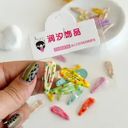 پک مینی تق تقی خال خالی رنگی (مدل ماهی)