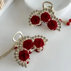 کلیپس گل رز آویزدار