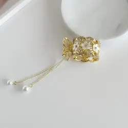 کلیپس دم اسبی شکوفه آویزدار