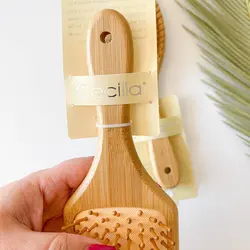 برس چوبی Cecilia bamboo Hairbrushe