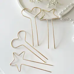 کانزاشی فلزی ستاره و قلب (minimal)