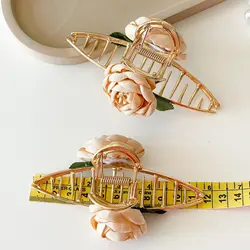 کلیپس فلزی روبانی با دیزاین گل رز