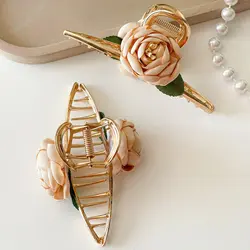 کلیپس فلزی روبانی با دیزاین گل رز
