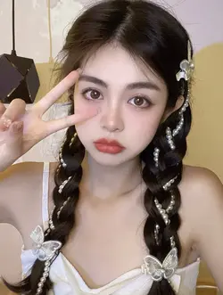 ریسه مو مرواریدی (پروانه ای)