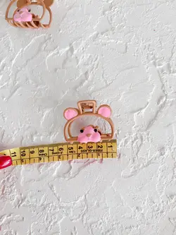 مینی کلیپس فلزی فانتزی (تدی)