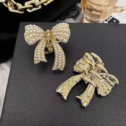 کلیپس پاپیونی  با دیزاین مروارید