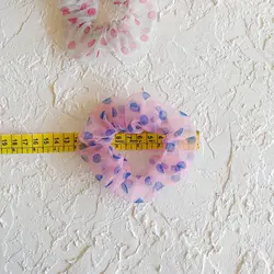 کش اسکرانچی خال خالی شیشه ای