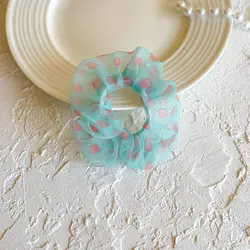 کش اسکرانچی خال خالی شیشه ای