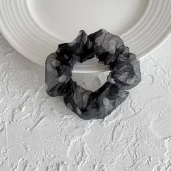 کش اسکرانچی خال خالی شیشه ای