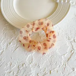 کش اسکرانچی خال خالی شیشه ای