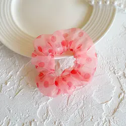 کش اسکرانچی خال خالی شیشه ای