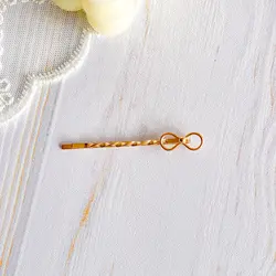 سنجاق فلزی طلایی فانتزی