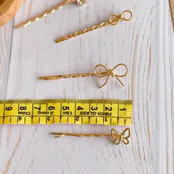 سنجاق فلزی طلایی فانتزی