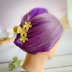 کلیپس شمعی مات طرح گل