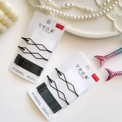 پک سنجاق ساده وطرح دار(BLACK )