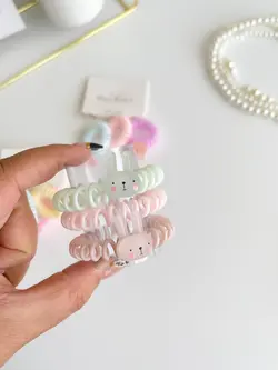 پک کش تلفنی پاستیلی پیکسل دار (Rabbit)