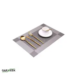 مشخصات، قیمت و خرید زیر بشقابی مستطیل - قهوه گارنیک