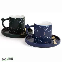 قیمت و خرید ماگ سینی دار فانتزی - قهوه گارنیک