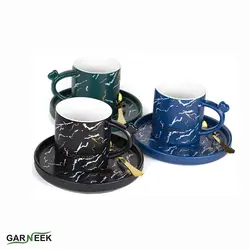 قیمت و خرید ماگ سینی دار فانتزی - قهوه گارنیک