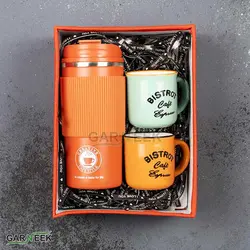 پک کادویی [تراول ماگ و سه عدد فنجان] - قهوه گارنیک