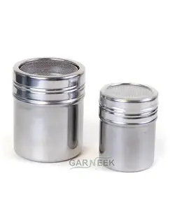 پودر پاش استیل با سری توری 2سایز کوچک و متوسط